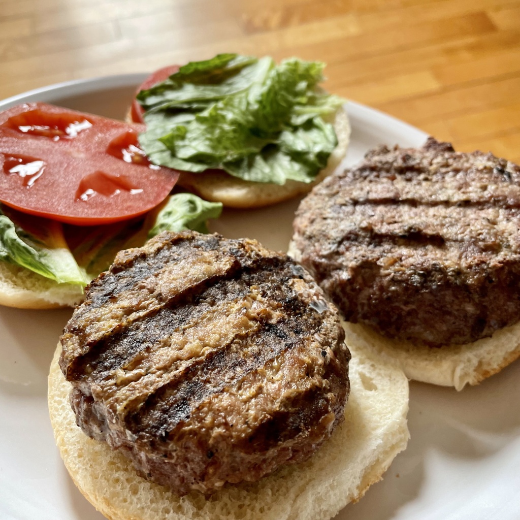 ground lamb burger